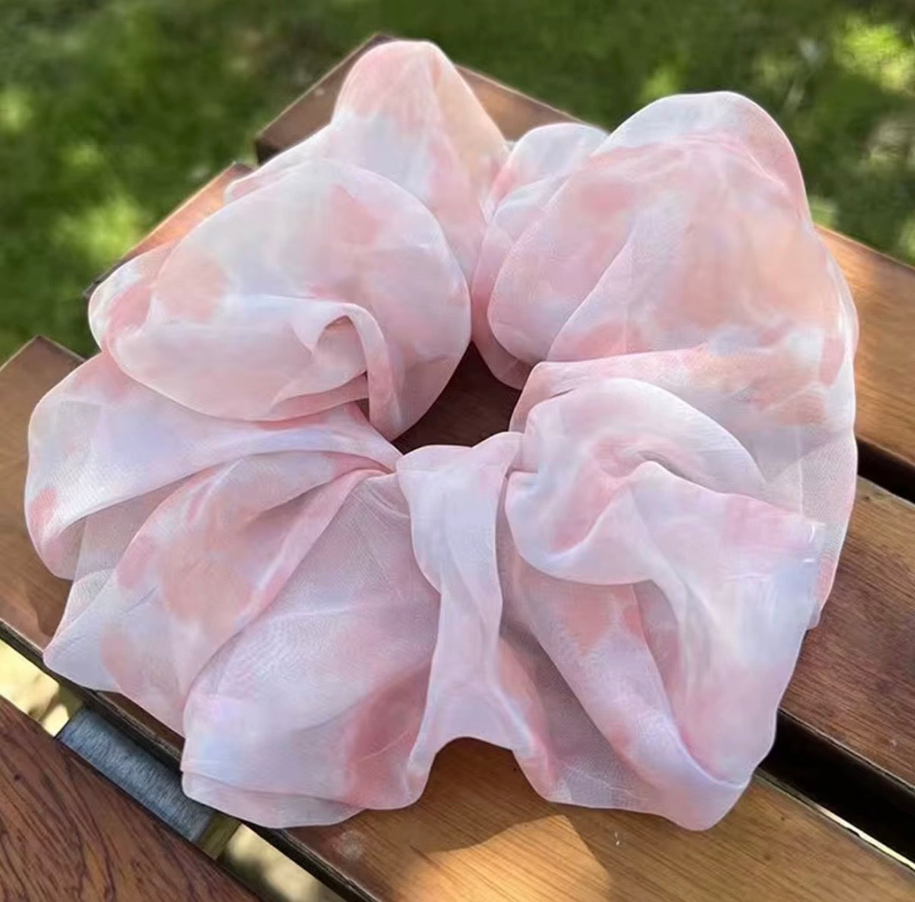 Sweet Chiffon Ponytail Scrunchy