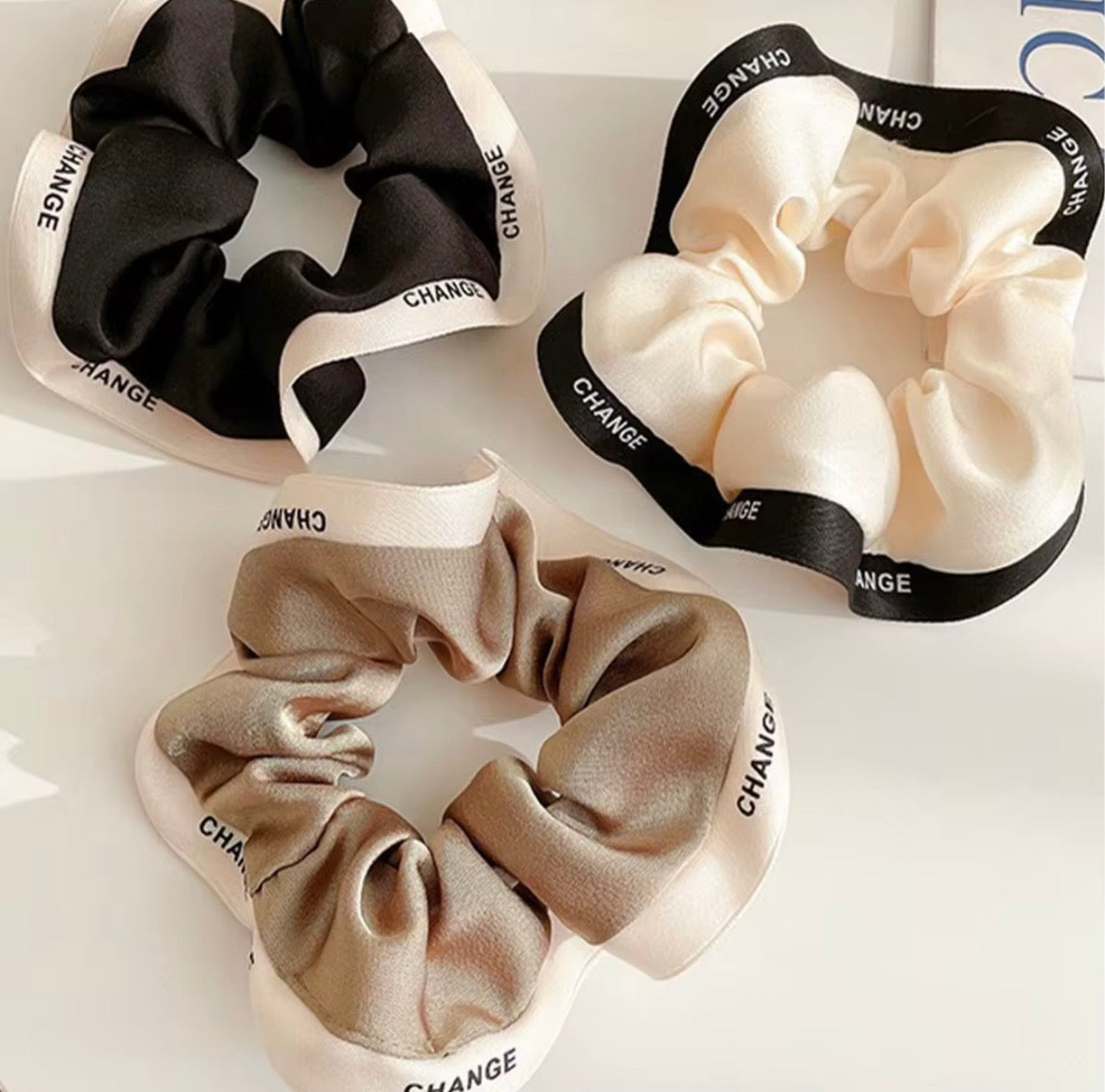 Satin Scrunchies Set/3
